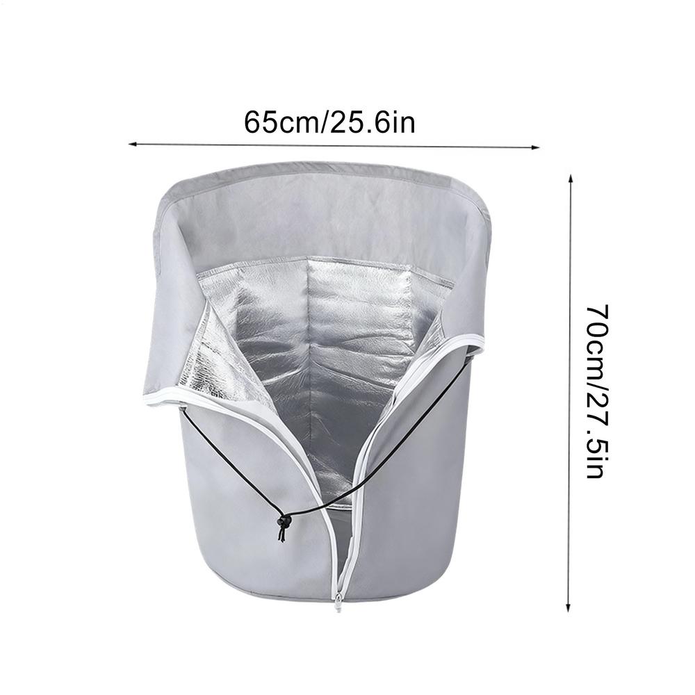 Plant Covers Reusable Flower Protective Bag with Zipper and Drawstring Frost Protection Covers for Garden Fruit Tree Potted