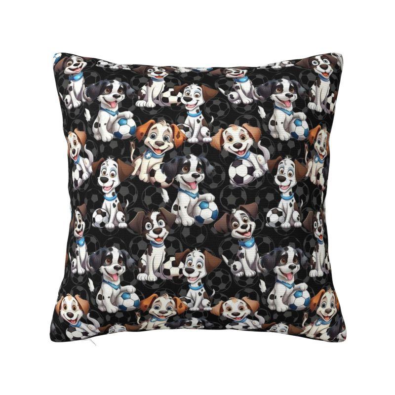 Custom Cartoon Dalmatians Disney Cushion Cover 101 Anime Kawaii Dog Velvet Nordic Throw Pillow Case Home Decor