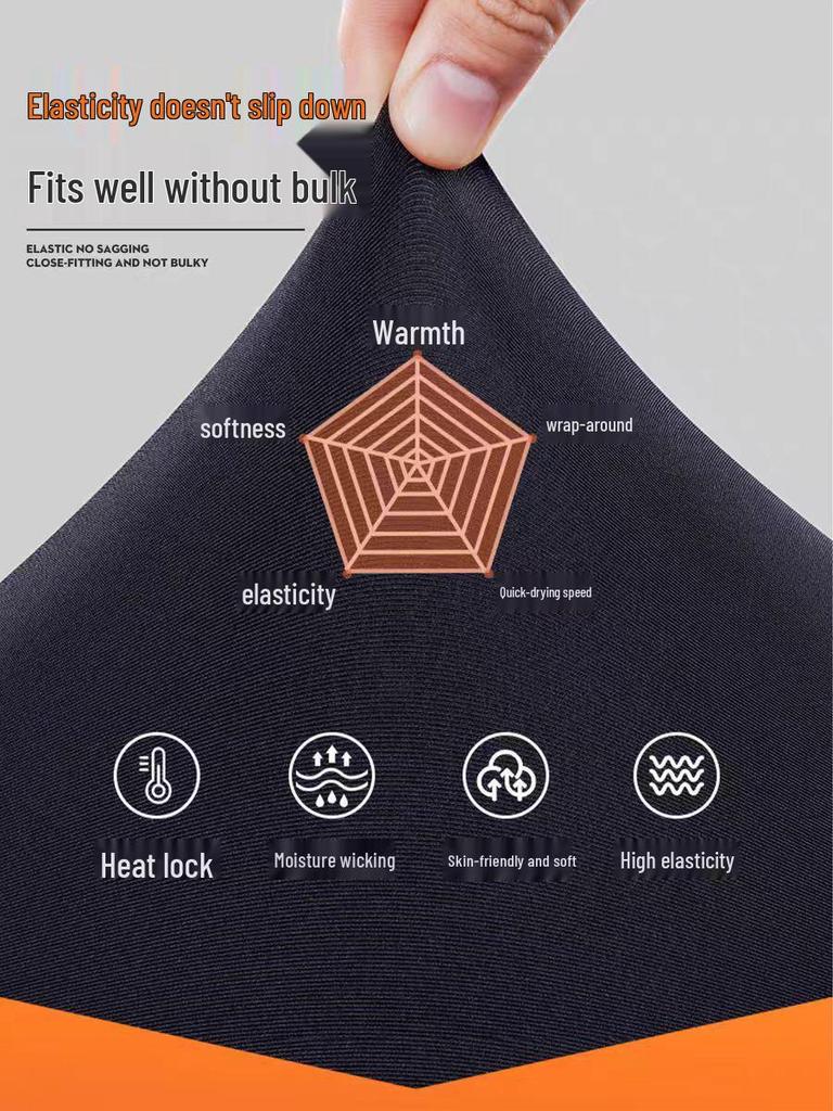 Men’s High Elastic Warm Compression Basketball Tights with Quick-Dry and Velvet for Autumn/Winter Fitness.