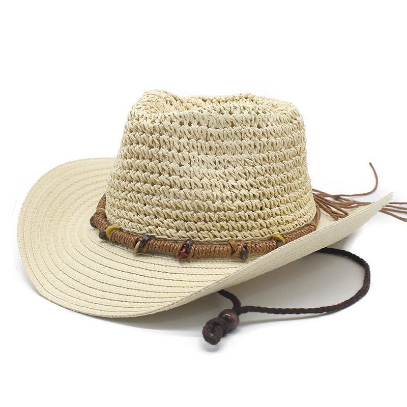 Sun Hat For Women Men With Wide Brim And Breathable Paper Straw For Beach And Pool Sun Protection