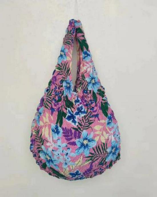 Collapsible Telescopic Pineapple Bun Handheld Shopping Bag