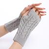 Autumn and Winter Short Knitted Woolen Arm Sleeves for Women Warm and Cold Proof Fashionable Fingerless Sleeve Sleeves with False Sleeves