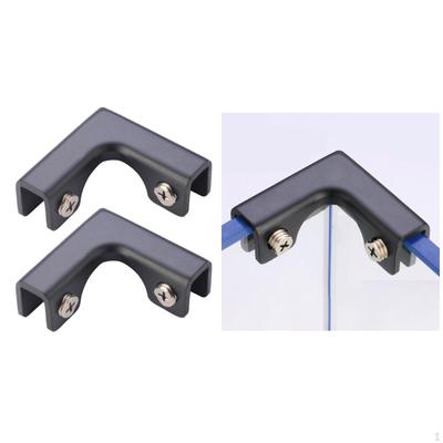 2 Stück Aquarium-Befestigungshalterung, Glas-Clip-Klemme für Aquarien