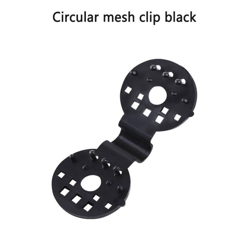 

100/50/30/20/10 шт. зажим для сетки от солнца, многофункциональный пластиковый зажим для тента для теплицы, для кемпинга, садового инструмента 10pcs чёрный