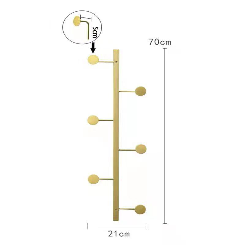 Wall Coat Rack Nordic Luxury Clothes Racks Dressing Rooms Entrance Hall Wall Coat Hook Modern Hangers Living Room Furniture