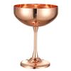 Metal Cup, Martini Cocktail Glasses,Copper Plated Stainless Steel With Etching Pattern