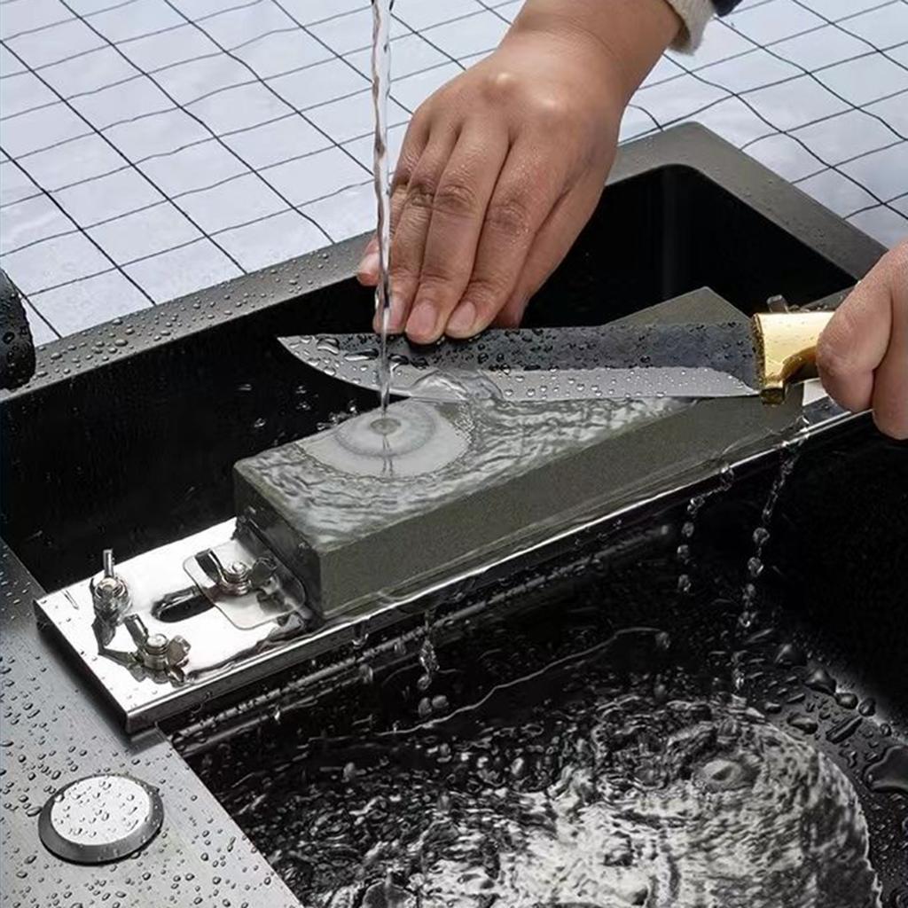Sharpening Whetstone Holder No Slip Adjustable For Whetstones Kitchen Sink