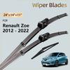 3x Front Rear Wiper Blades For Renault Zoe R110 Z.E. 2012 - 2026 2026 2020 2019 2018 2017 2016 2015 2014 2013 Car Window Brushes