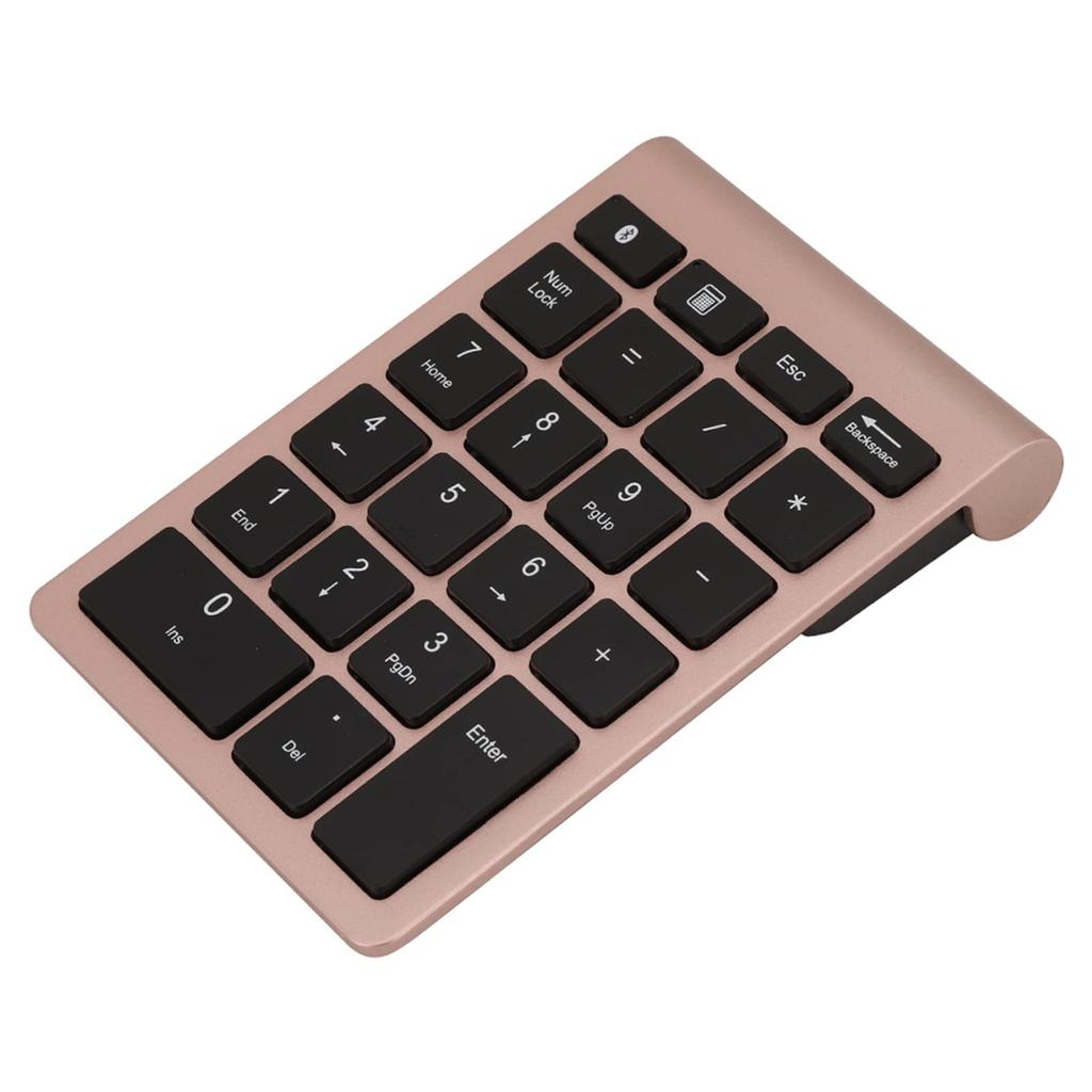 Wireless Mini Keyboard with Numeric Keypad - Bluetooth 5.0 Ergonomic 22-Key Keypad for Android and Mac OS - Scissor-Foot Key Design - 80 Hours of Use