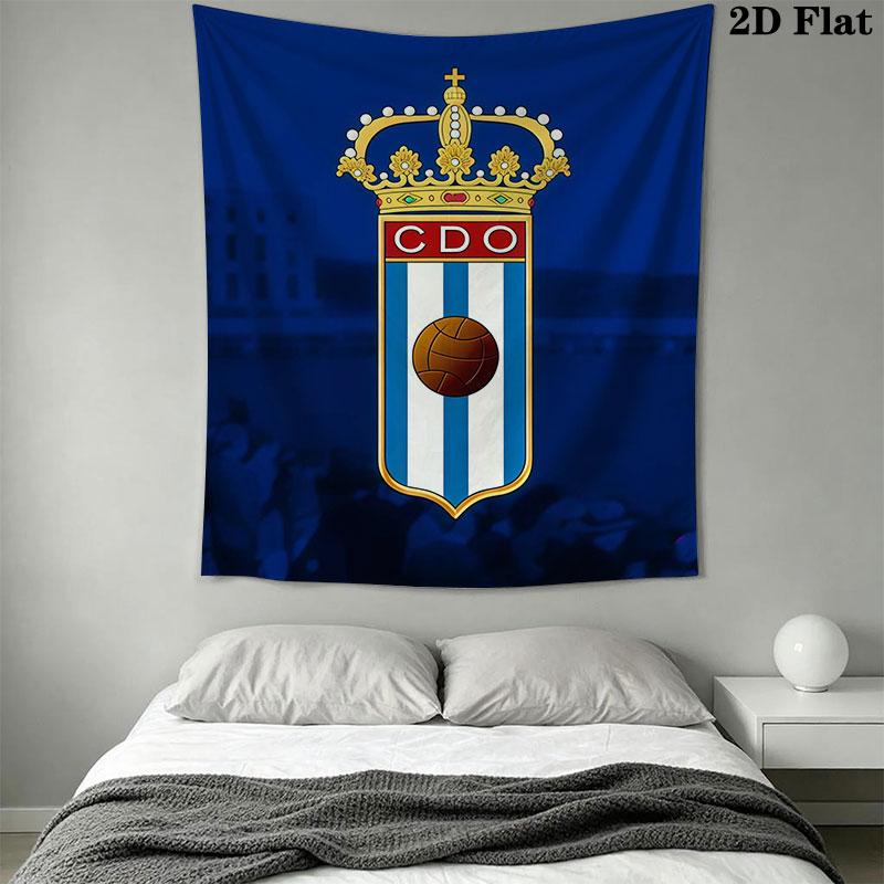 Real Oviedo Wall Hanging Printed Fabric Blanket Decorative Tapestries for Bedroom Living Room Home Decor
