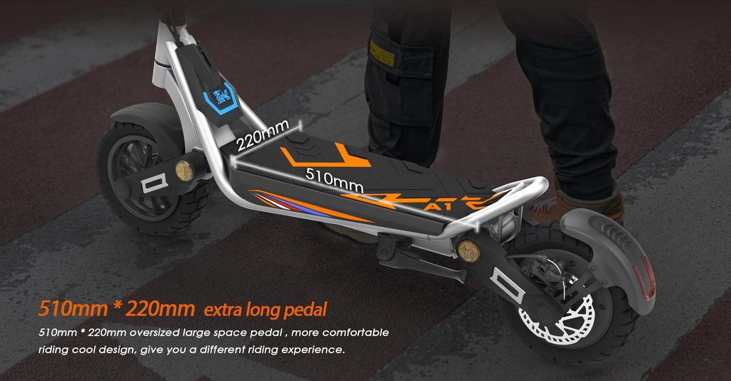 KuKirin A1 Electric Scooter - 45km/h Max Speed, 45km Range, 800W Motor, 10" Vacuum Tires, Foldable Design for Urban Commuting