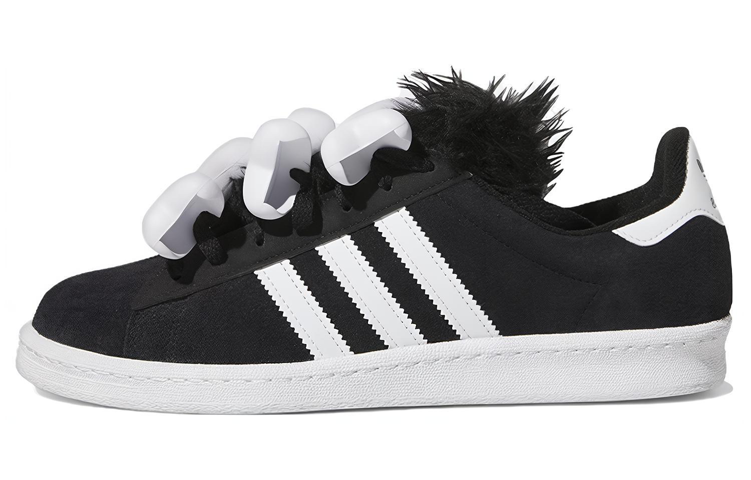 Campus Jeremy Scott x Campus Adidas Originals 80s  Bones - Black  HQ4493 42