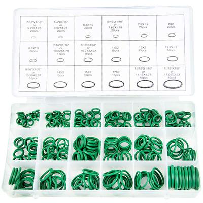 STRIVEHUGTOSUCCESS 270pcs 18 Grid R134a R12 Car Air Conditioner HNBR O Ring Car Auto