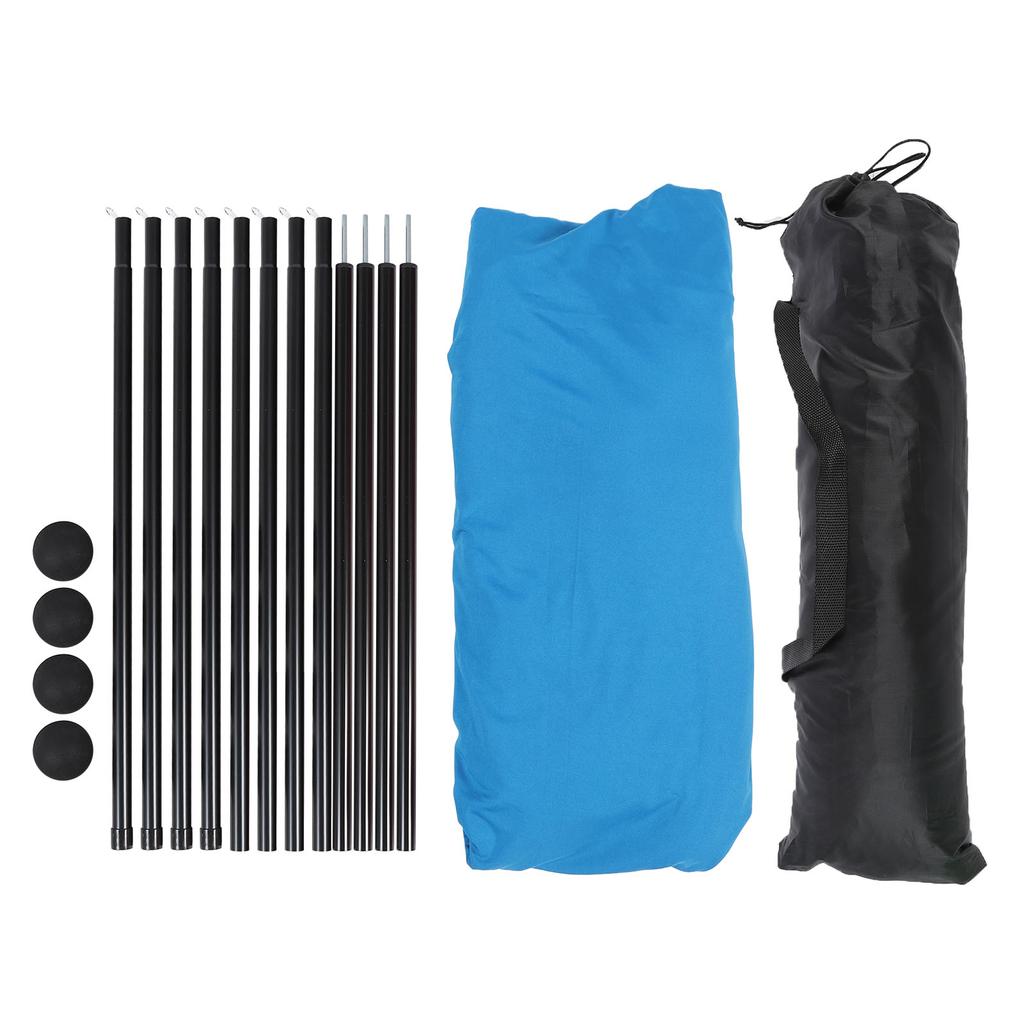 Beach Tent Sun Shelter UPF50+ Stability 4 Poles Outdoor Pop Up Beach Shade Canopy for Camping Fishin
