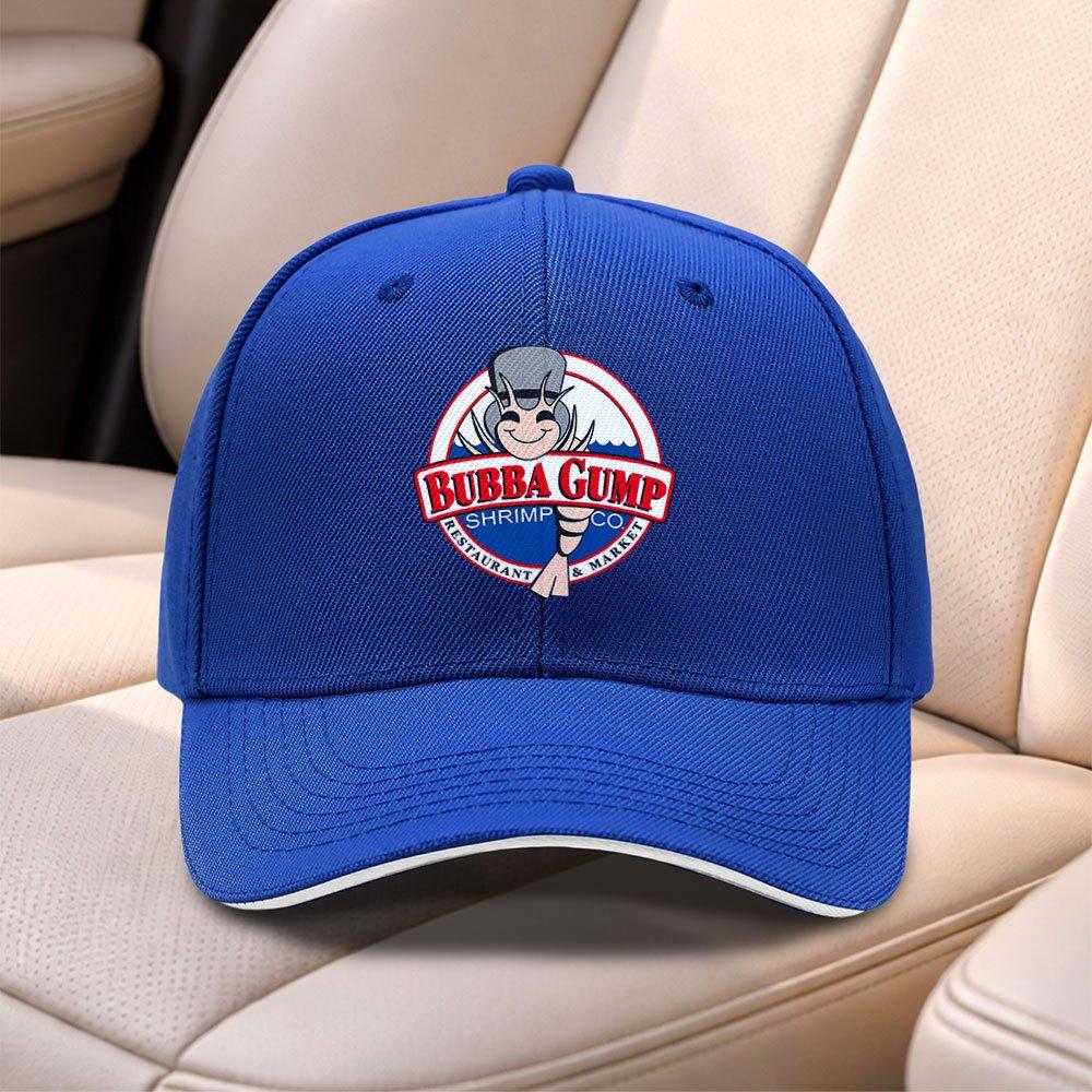 Pc Forrest Gump Shrimp Restaurant Sandwich Baseball Cap  Adjustable Outdoor Duckbill Hat  Essential Item for Unisex and Womens