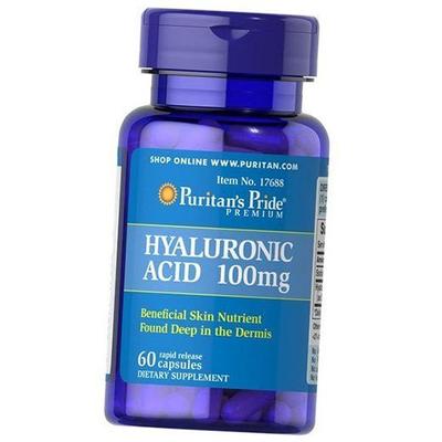 Hyaluronic Acid, Hyaluronic Acid 100, 60 Caps (68367002)