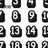 Classroom Pencil Organizer 1-20/1-30/1-50 Numbered Toppers, Reusable Labels Identification System for Teachers, Tracking Markers School Organization