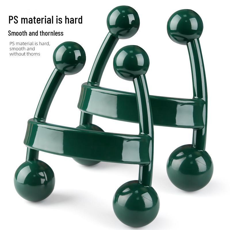 H-Shaped Whole Body Massager: Ideal for Waist, Calves, Back, and Soles with Point Pressing Hard Ball