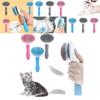 Ein-Knopf Haustierpflegekamm Automatische Haarentfernungsbürste für Katzen und Hunde