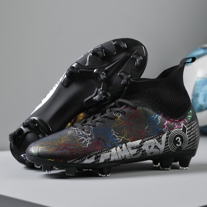 

High-top mandarin duck large-size football shoes AG long nails TF broken nails football shoes Youth student football shoes Foreign trade 31