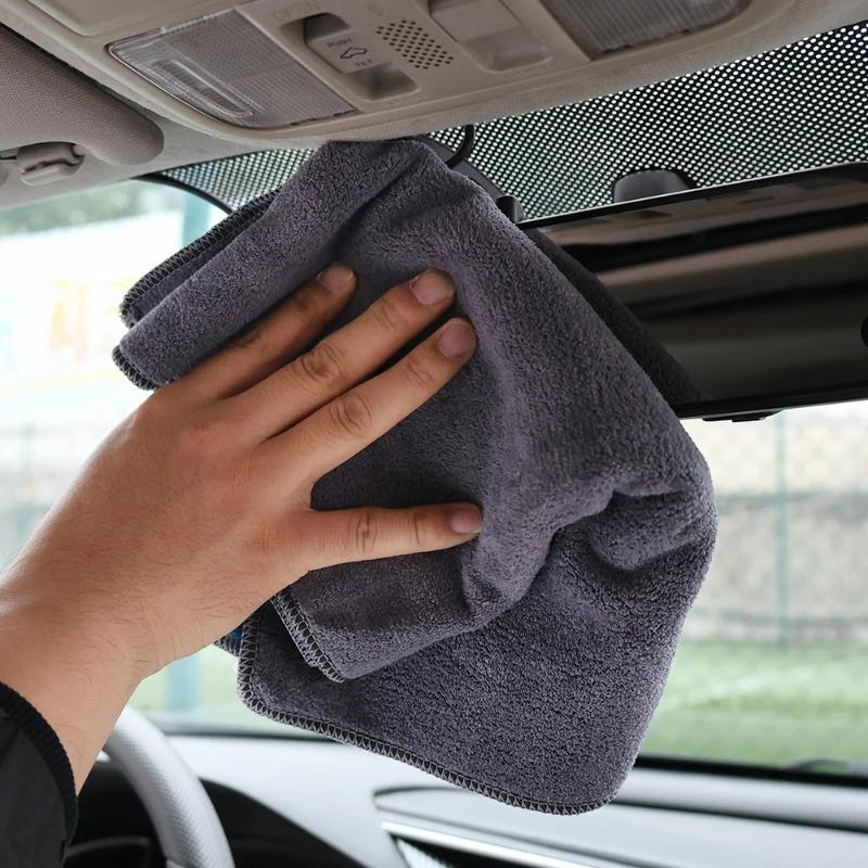 Mikrofaser-Autowaschtücher, Scheibenwischtücher, verdickt, starke Wasseraufnahme, verhindert das Reinigen von Auto- und Motorrad-Reinigungswerkzeugen