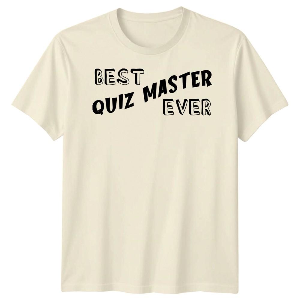 Best Quiz Master Ever Unisexs Unisex TShirt Tee Funny Unisex Gift