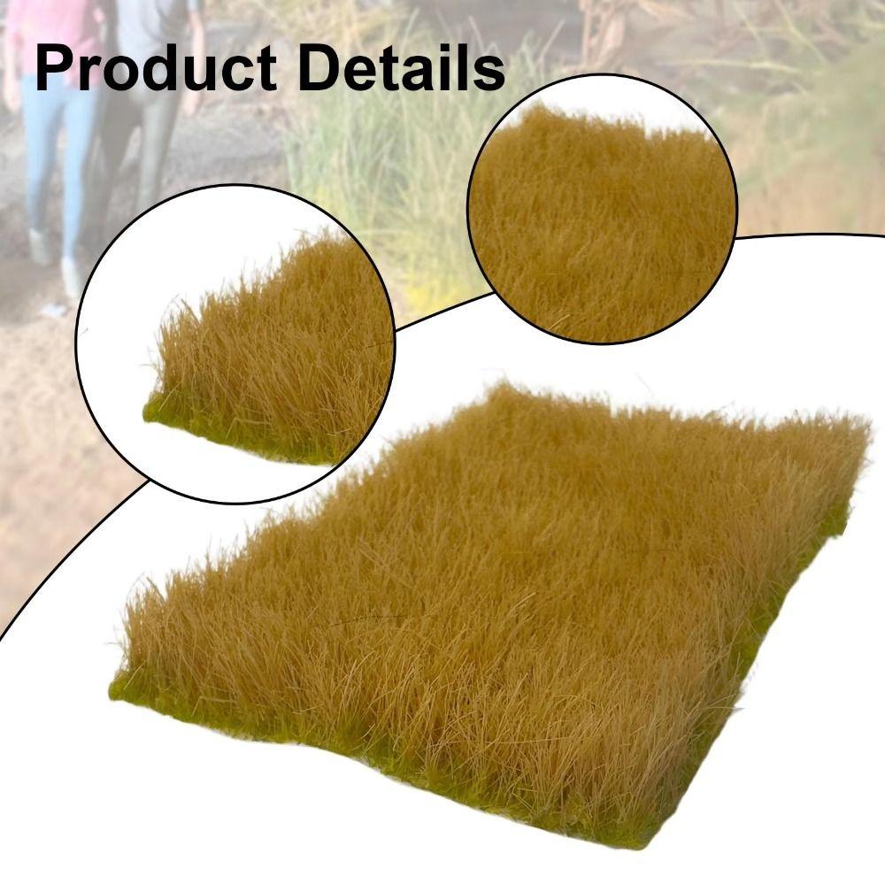 Height 12mm Artificial Grass Tufts Hand Tear Static Grass Cluster Miniature Bushes Plant Diy Model
