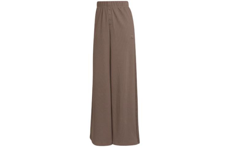 

Adidas Originals Casual Pants Women s Brown Moderate Wide Leg Pants HU1954 J/OT