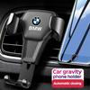 Gravity Car Mount GPS Mobile Phone Holder Vent Clip Tallation For BMW X1 X2 X3 X5 X4 X6 X7 G30 G20 G32 G11 G12 F40 F30 F20 Z4