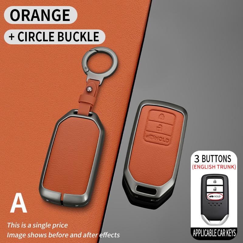 Etui na kluczyk Honda do Civic dziesiątej generacji, Accord, Crown, XR-V, CR-V, Vezel, Haoying, Lingpai - Ochronna obudowa i stylowa klamra.