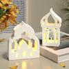 Light House Moon Shape Silicone Candle Stand Molds for Epoxy Resin Candle Holder Tealight Holder Gypsum Decoration