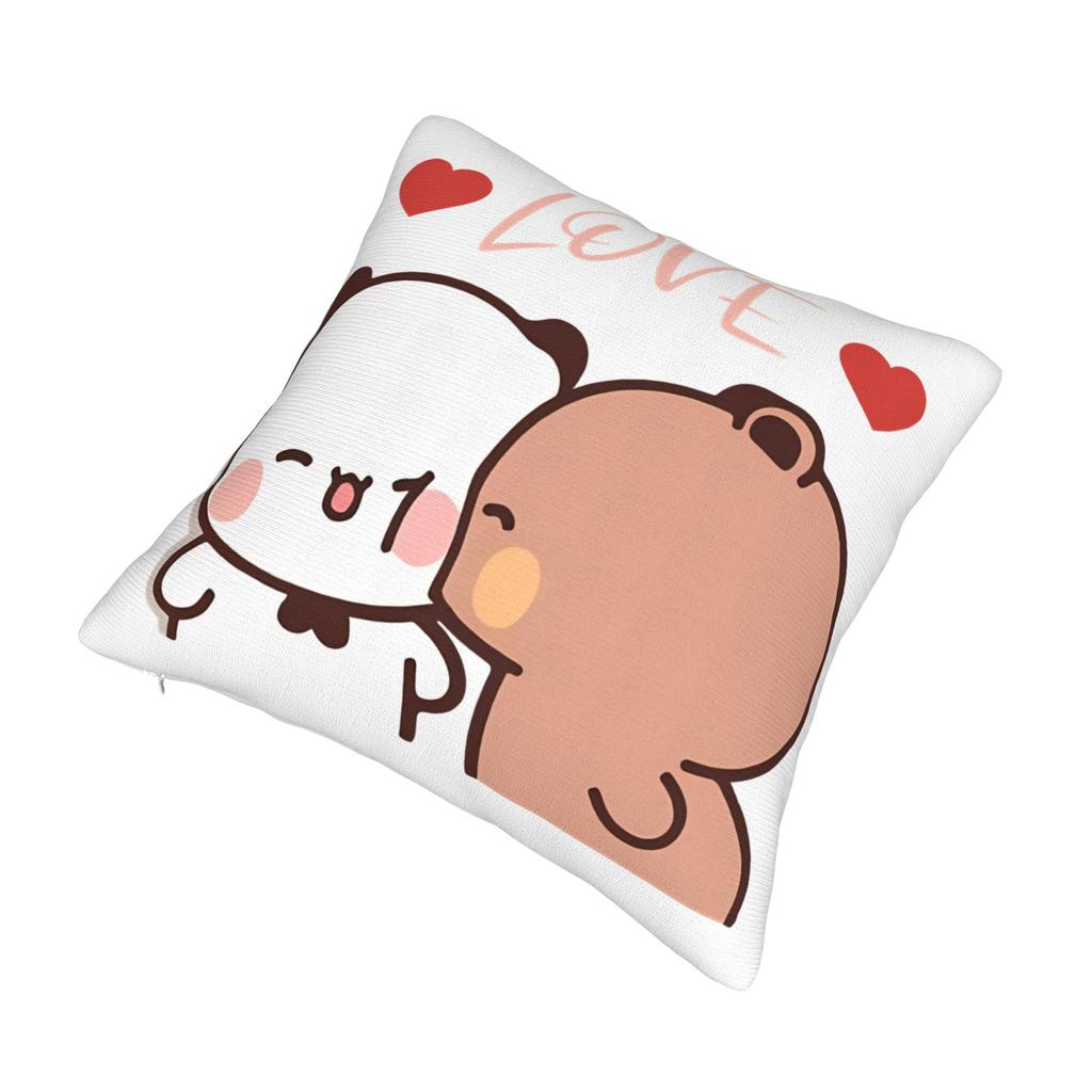 Bubu And Dudu Love Pillowcase Double-Sided Printing Polyester Cushion Cover Decor Throw Pillow Case Cover Home Square 45X45Cm