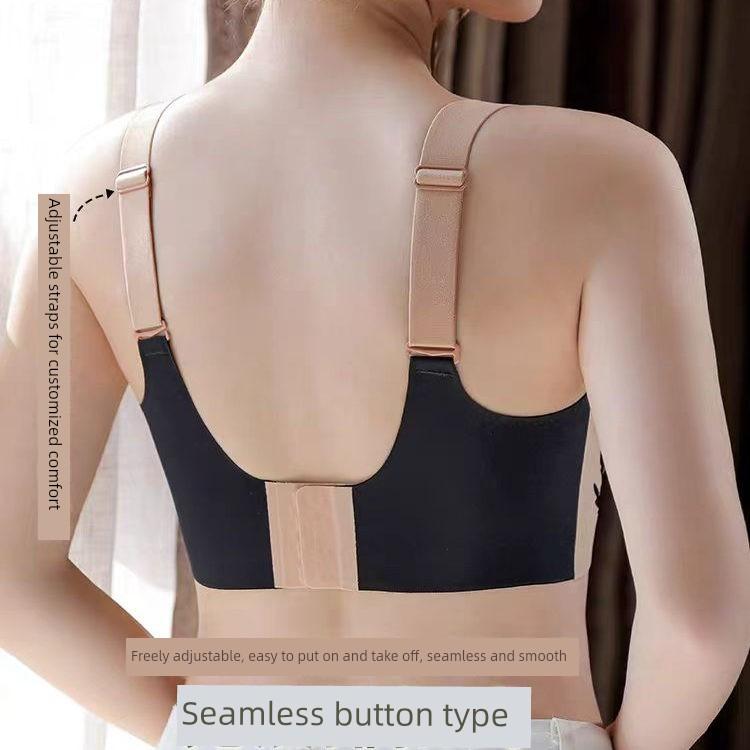 Lifting and Gathering Small Bust Bra, Seamless Underwear for Women, Anti-Sagging, Wireless, Push-Up Bra, Sports Vest