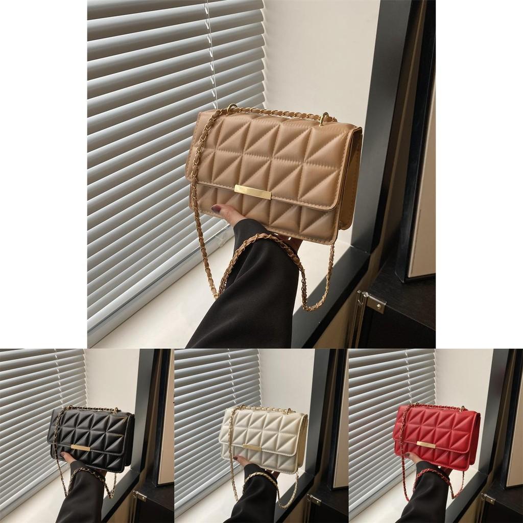 Trendy Fashionable Chain Crossbody Bag Stylish Small Square Handbag For Women