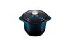 Le Creuset Cast Iron Enameled Cocotte Every 20 Navy Gas IH Oven Dishwasher Safe