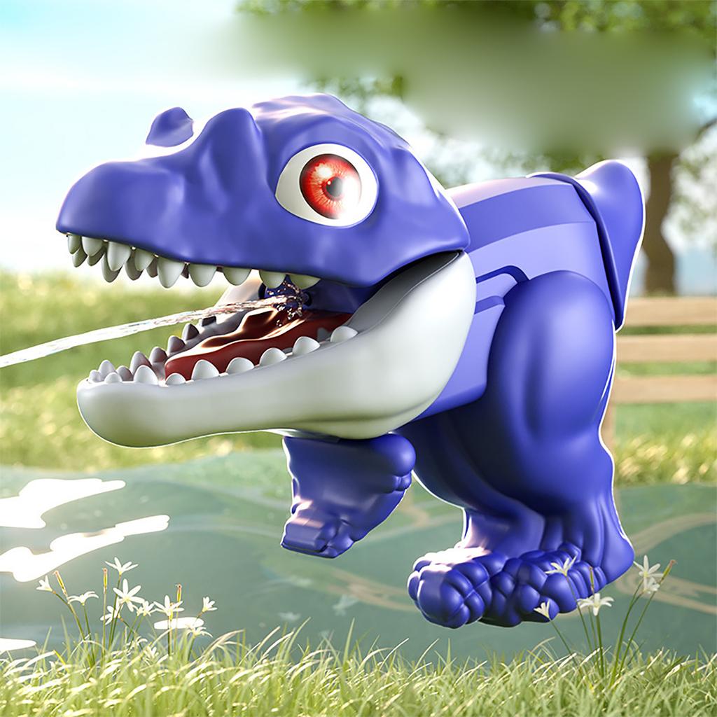 Children's Dinosaur Water Gun Manual Continuous Play Water Toy Summer Outdoor Water Battle Indoor Bathroom