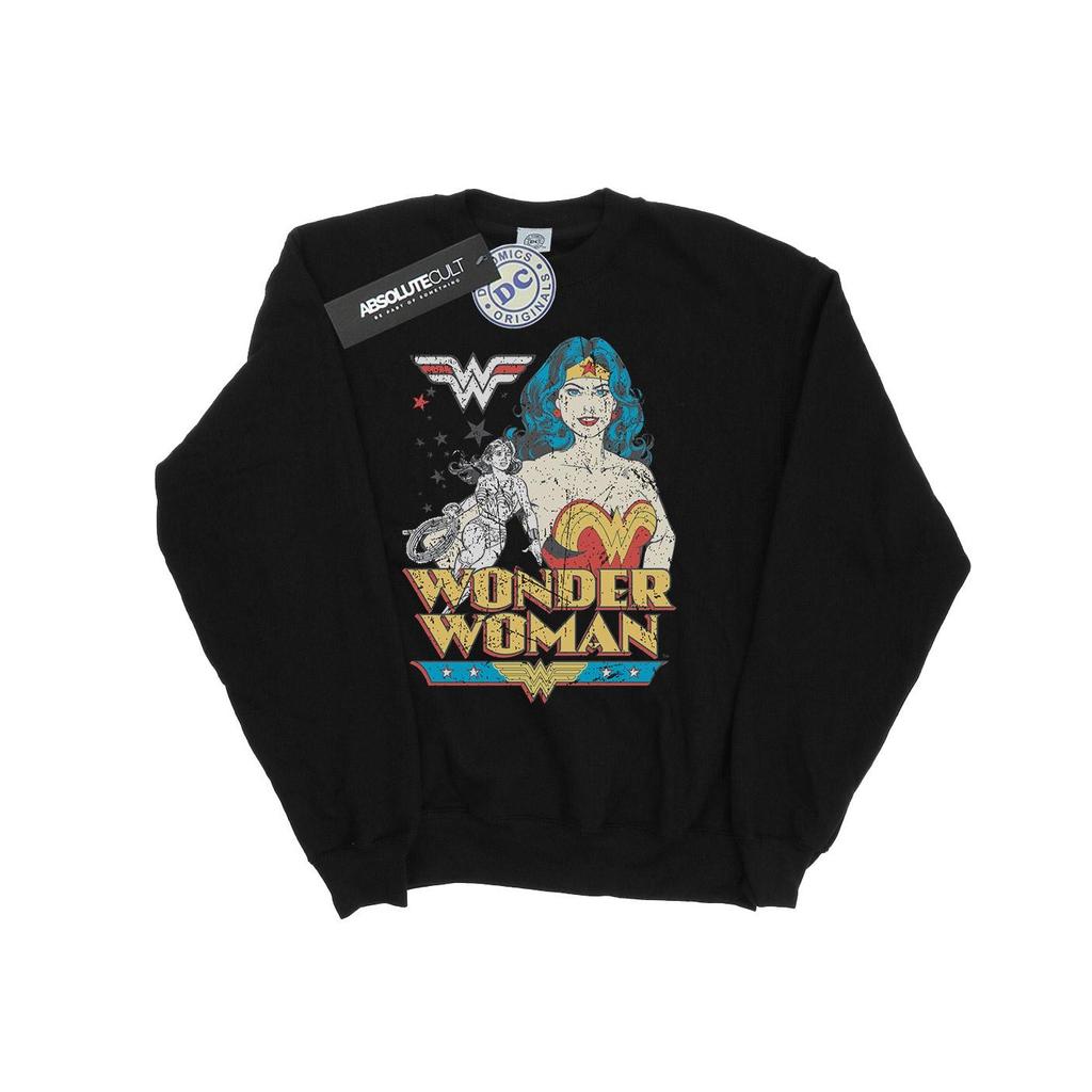 DC Comics Boys Wonder Woman Posing Sweatshirt