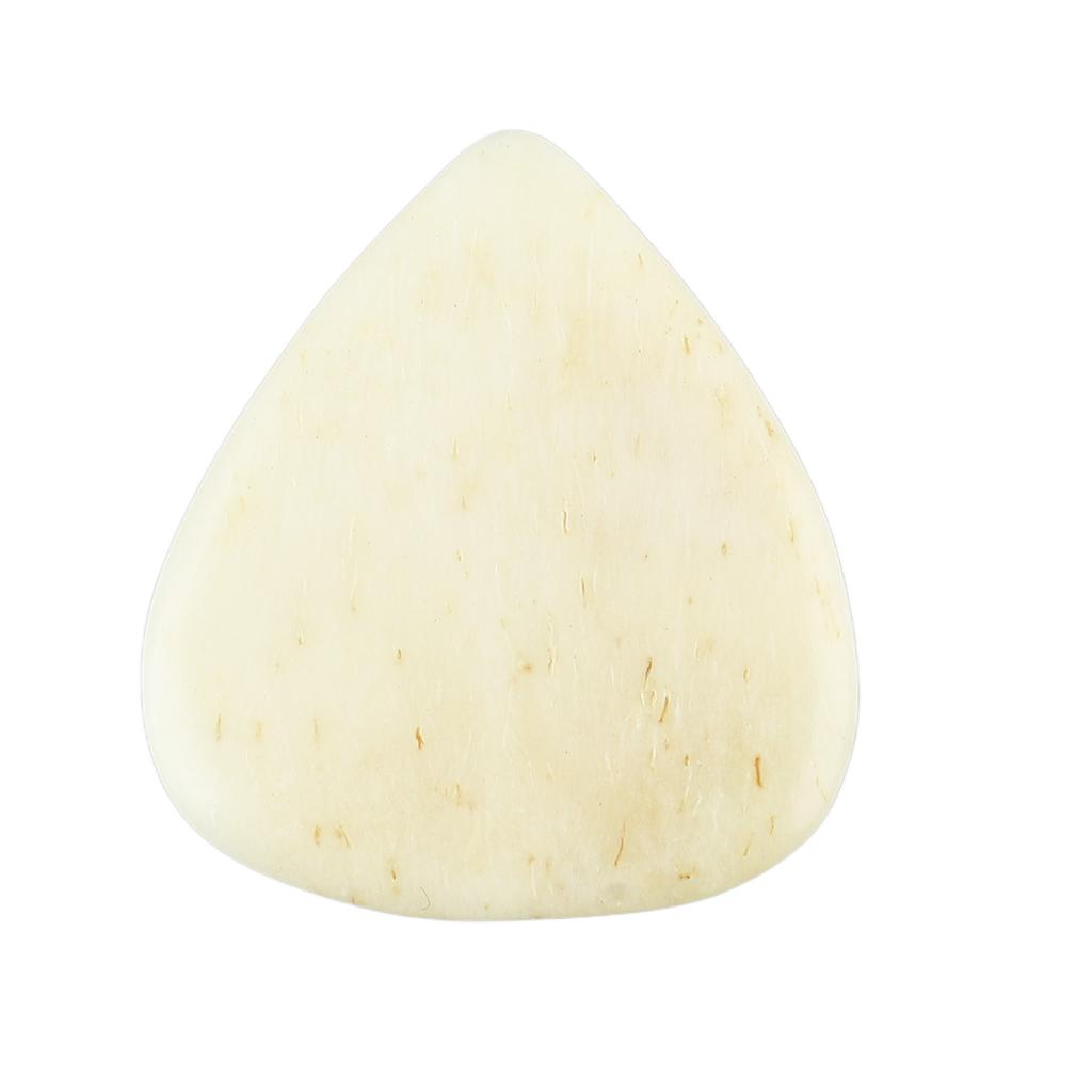 Guitar Pick Ox Bone Skidproof Easy Playing Plucking Pick Accessory for Performance Flat and Concave Surfaces