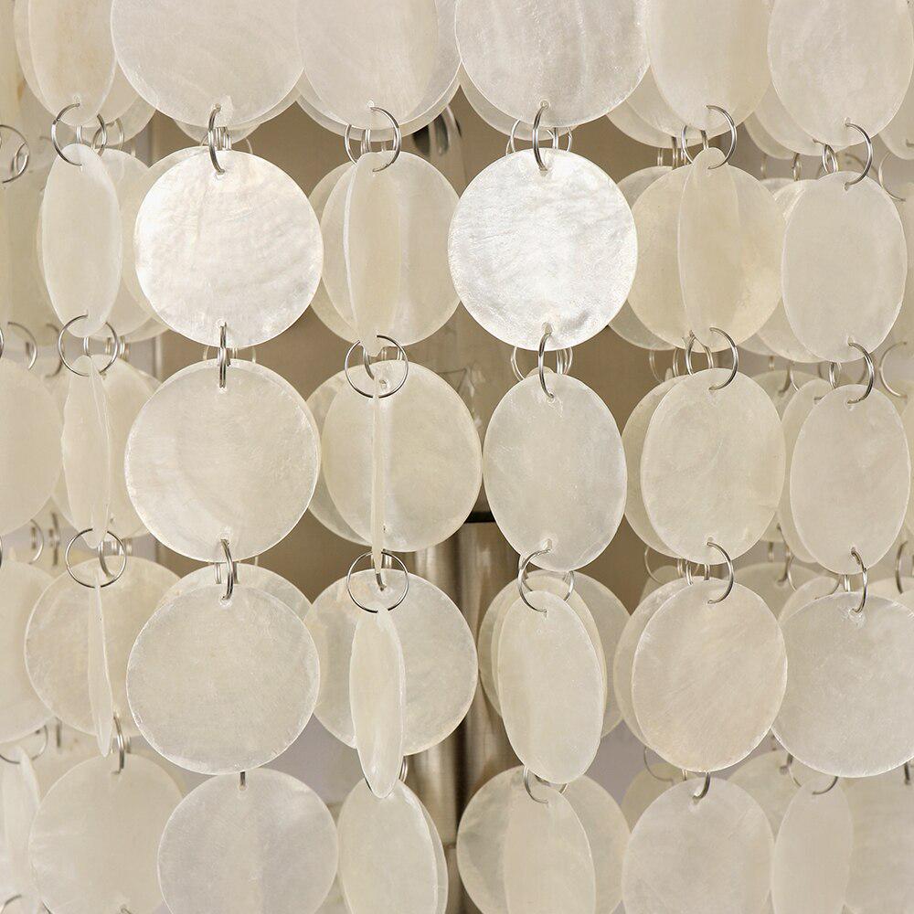 Modern Simple White Natural Shell Loft LED E27 Wall Lights Living Room Bedside Lighting Wall Lamp