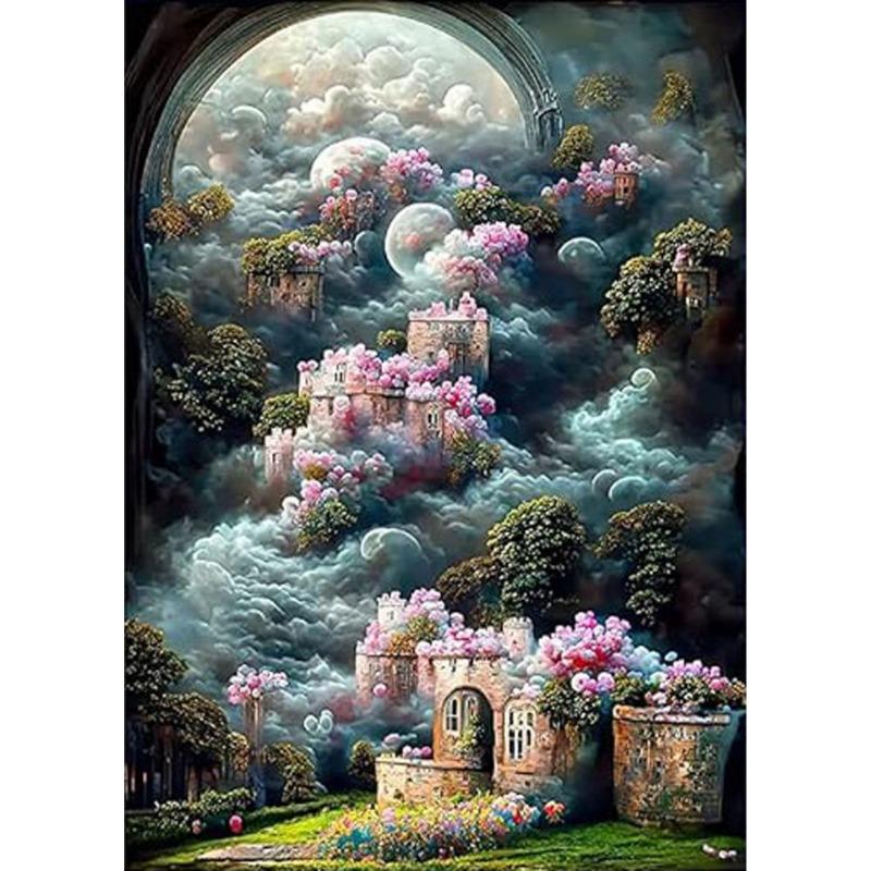 New DIY 5D Diamond Painting Full Drill Home Decor Diamond Embroidery Hanging Painting and Decal