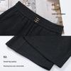 Women's Mid-Age Casual Straight-Leg Trousers