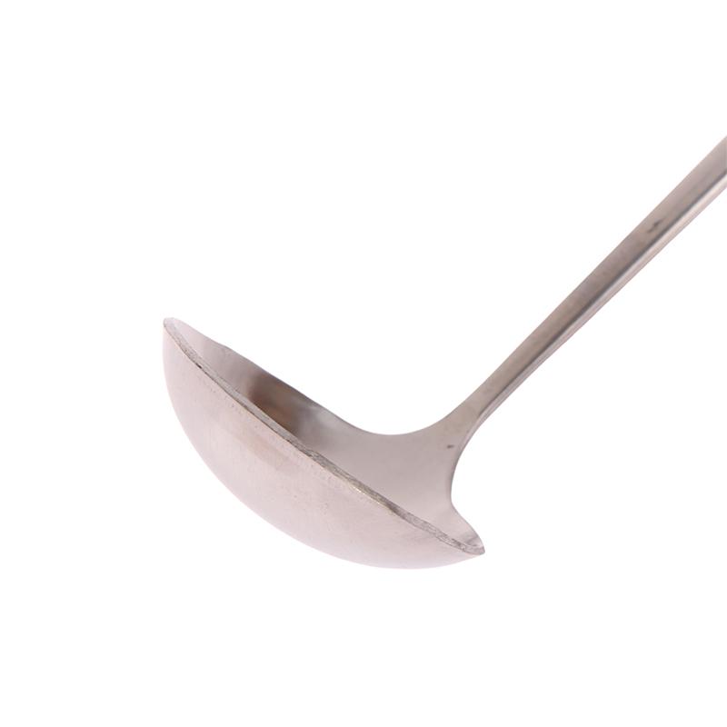 1 kus Nerezová ocel Lžíce na míchání s dlouhou rukojetí Lžíce na zmrzlinu Dezertní lžíce Nádobí