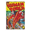 Tin Sign The Human Torch Comic Book Style Retro Metal Poster   Wall Decor for Living Room Bedroom Bar Garage Man Cave Halloween