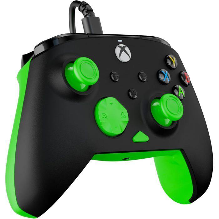 Manette Filaire Turtle Beach Rematch Core Noir/Vert Pour Xbox Séries X/S/One Et PC
