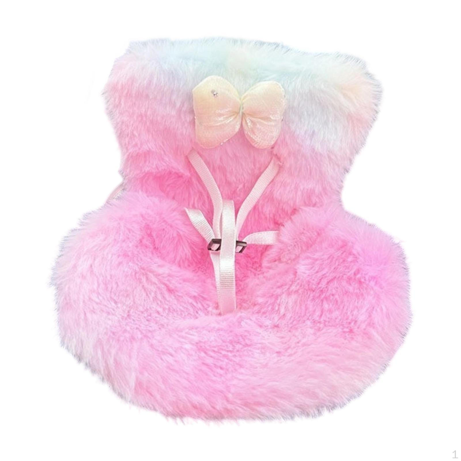 

Аксессуар для вентиляционного отверстия автомобиля для кукол 17 см, Миниатюрный дисплей для коллекционеров Pink colorful