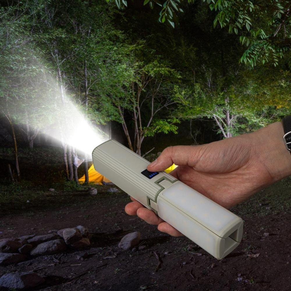 USB Rechargeable Camping Light Warm White Light Power Indicator Emergency Lamp Collapsible Design Foldable Lantern