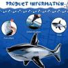 Inflatable Shark Float Beach Pool Party Swimming Water Game Fun Sports Inflatable Toy Holiday Vacation Gift For Home Outdoor
