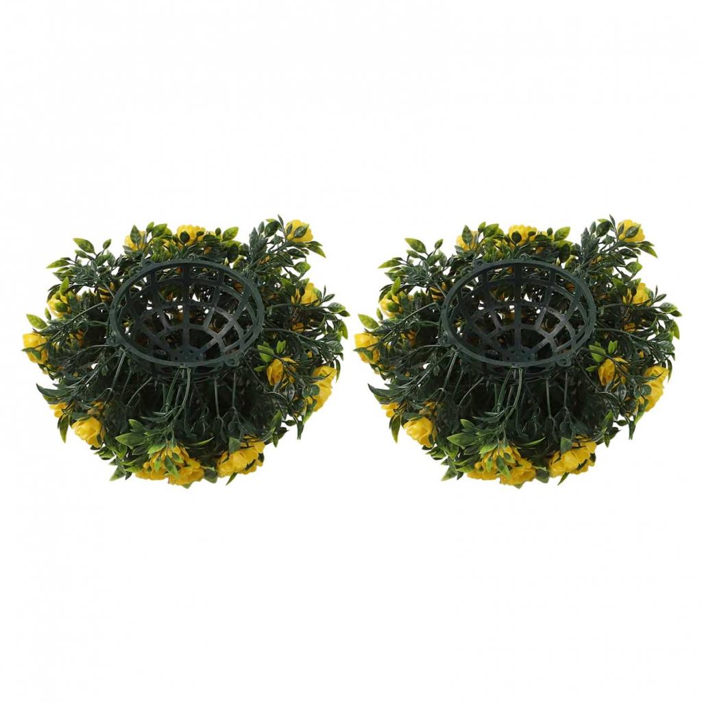 Convenient Installation Attachments Artificial Plant Balls Faux Flower Balls