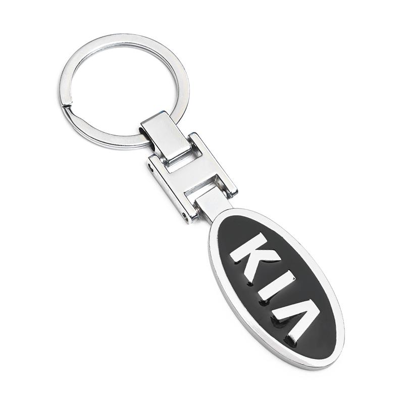 Zinc Alloy Key Ring Keychain Car Logo Accessories For Kia GT-Line Sportage Ceed Rio Picanto Sorento Soul Cerato Venga Forte K9 zqdtx40