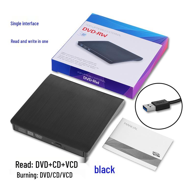 

USB 3.0 External DVD Burner for Notebooks and Desktops